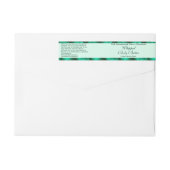 Cosmetics Body Butter Green Foil Jar ラップアラウンドラベル (裏面)