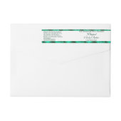 Cosmetics Body Butter Green Foil & White Jar  ラップアラウンドラベル (裏面)