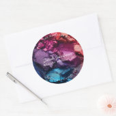 Cosmetics Make-Up Beauty Products Labels ラウンドシール (封筒)