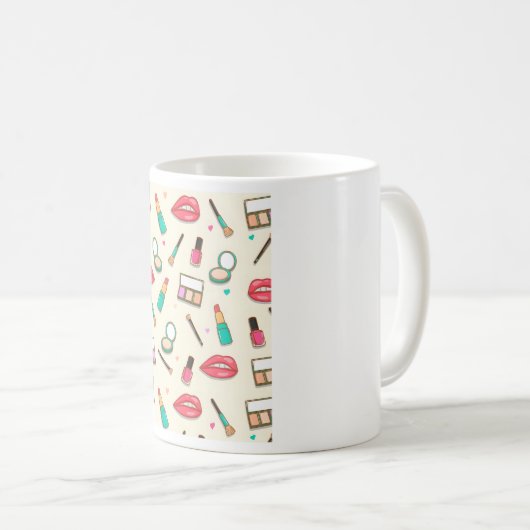 Cosmetics Pattern  コーヒーマグカップ (正面右)