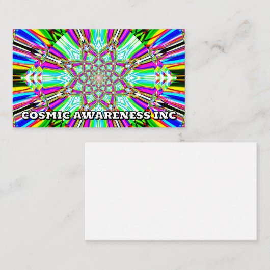 COSMIC認識度株式会社 – （単語を変更する場合もある） 名刺 (正面/裏面)