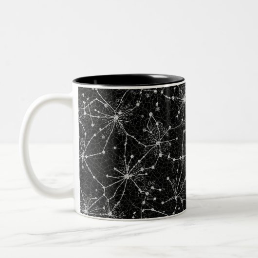 Cosmic_くもの巣_of_Stars ツートーンマグカップ (左)