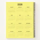 Cosmic Abstract Cat Dreamscape ノートブック (裏面)