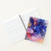 Cosmic Abstract Cat Dreamscape ノートブック (内部)