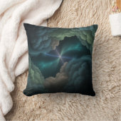 Cosmic Abstract Throw Pillow クッション (ブランケット)