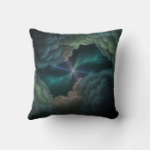 Cosmic Abstract Throw Pillow クッション (裏面)