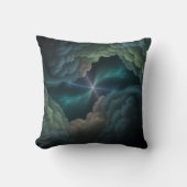 Cosmic Abstract Throw Pillow クッション (正面)
