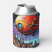 Cosmic Airship 缶クーラー (缶正面)
