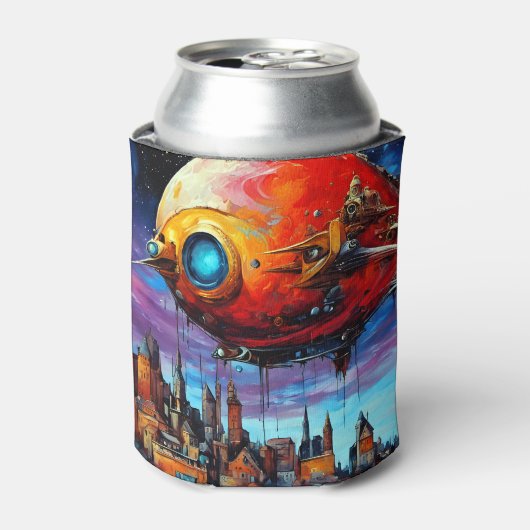 Cosmic Airship 缶クーラー (缶正面)
