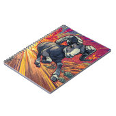 Cosmic Aries Ram Notebook ノートブック (左側)