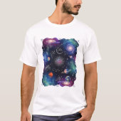 Cosmic & Astrological Celestial & Zodiac Graphic Tシャツ (正面)