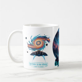Cosmic Astronaut Unknown Space Explorer Deep Mug コーヒーマグカップ