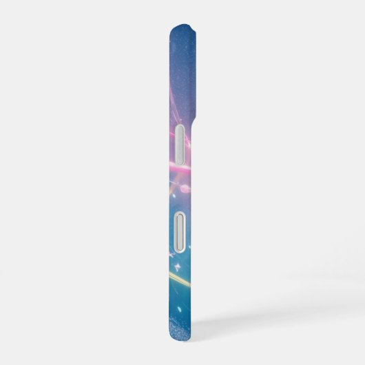 Cosmic Aurora Ribbon Phone Case iPhone 16ケース (右側面)