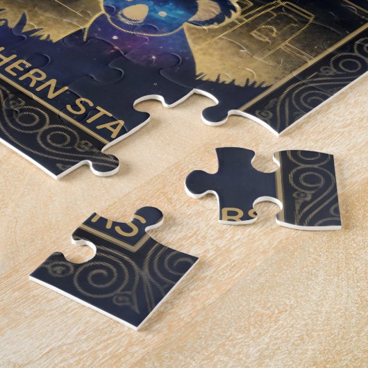 Cosmic Australia Sydney Celestial Art ジグソーパズル (側面)