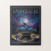 Cosmic Australia Sydney Celestial Art ジグソーパズル (縦)