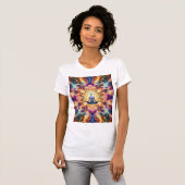 Cosmic Awakening — Psychedelic Meditation Energy Tシャツ (正面フル)