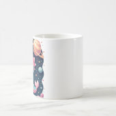 Cosmic Axolotl Galactic Space Adventure Kawaii Sti コーヒーマグカップ (中央)