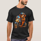 Cosmic Bear – Astronaut Space T-Shirt Tシャツ (正面)