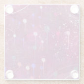 Cosmic Berry Picking: Abstract Art ガラスコースター (裏面)