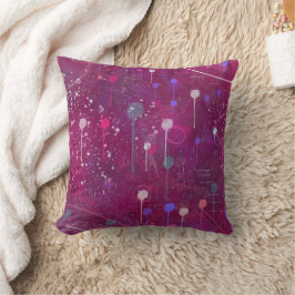 Cosmic Berry Picking: Abstract Art クッション