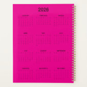 Cosmic Bird Dreamscape Art Print" プランナー手帳 (裏面)