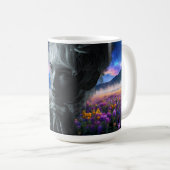 Cosmic Bloom Muse コーヒーマグカップ (正面右)