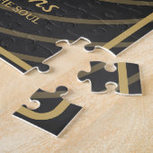 Cosmic Blooms – Celestial Floral Mandala flowers ジグソーパズル (側面)