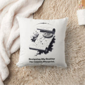 Cosmic Blueprint T-Shirt クッション (ブランケット)