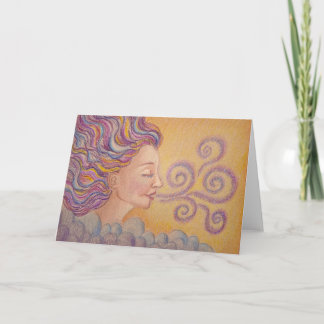 "Cosmic Breath" Greeting card カード