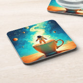 Cosmic Brew: Astronaut's Coffee Dream コースター (左側)