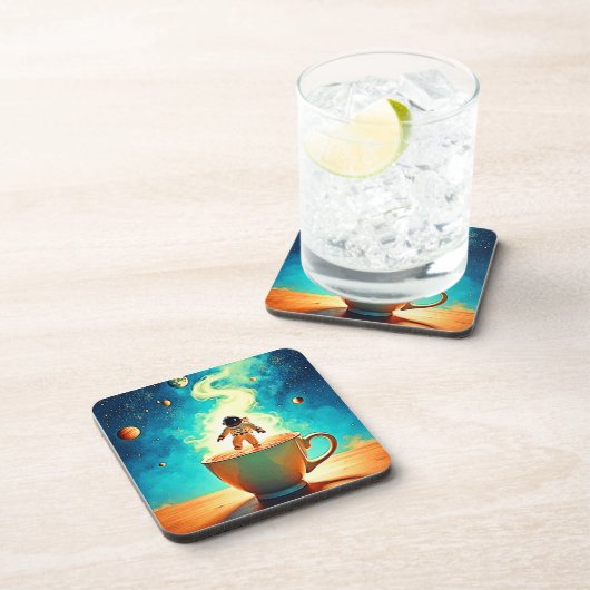 Cosmic Brew: Astronaut's Coffee Dream コースター (右側)