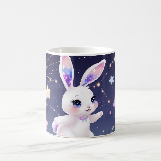 Cosmic Bunny Mug – Celestial Rabbit コーヒーマグカップ (中央)