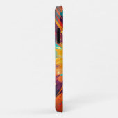 Cosmic Burst Abstract Splatter Art Case-Mate iPhoneケース (裏面/右)