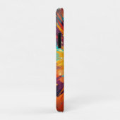 Cosmic Burst Abstract Splatter Art Case-Mate iPhoneケース (裏面/右)