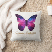 Cosmic Butterfly Galaxy Wings クッション (ブランケット)