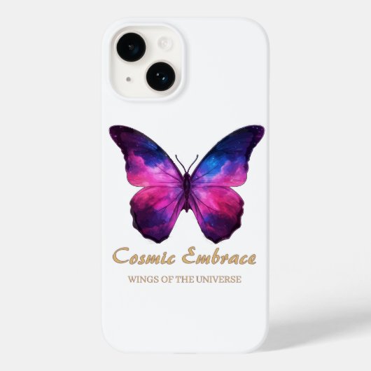 Cosmic Butterfly Galaxy Wings Case-Mate iPhoneケース (裏面)