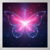 Cosmic Butterfly of Light in a Galactic Dream ポスター (正面)