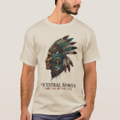 Cosmic Calligraphy Astronaut Galaxy Dark T-Shirt Tシャツ (正面)