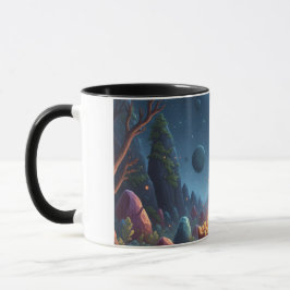 Cosmic Campfire Magic Forest Coffee Mug マグカップ