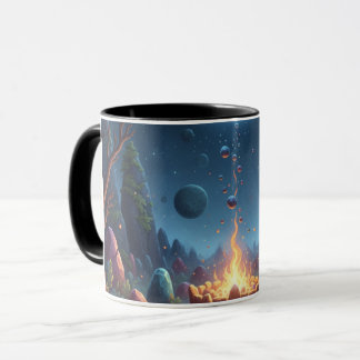 Cosmic Campfire Magic Forest Coffee Mug マグカップ