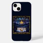 Cosmic Canada Nature Celestial Art Case-Mate iPhoneケース (裏面)