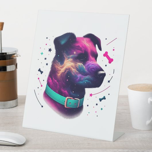 Cosmic Canine Graphic Tee 台座サイン (インサイチュ)