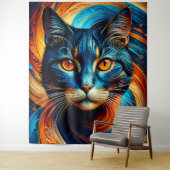 Cosmic Cat：デジタル鮮やか最高傑作 タペストリー (インサイチュ)