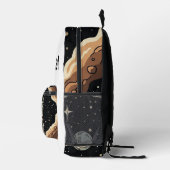 Cosmic Cat プリントバックパック (右)