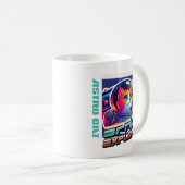 Cosmic Cat Astronaut Mug コーヒーマグカップ (正面右)