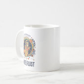 Cosmic Cat Astronaut Space Explorer Wanderlust コーヒーマグカップ (正面左)