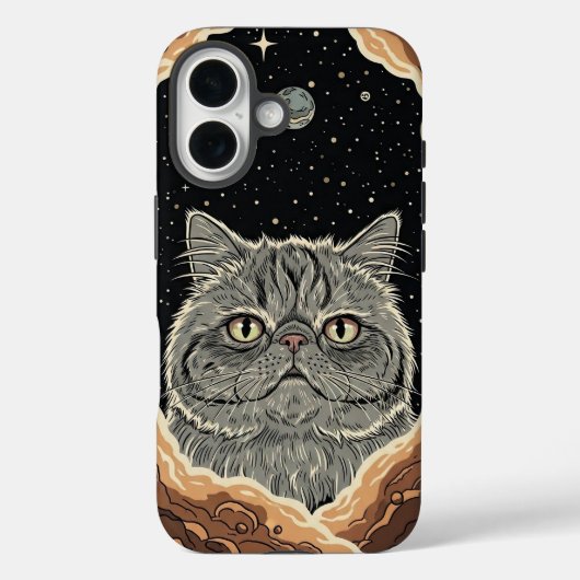 Cosmic Cat Case-Mate iPhoneケース (裏面)