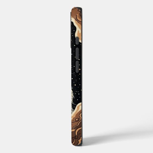 Cosmic Cat Case-Mate iPhoneケース (裏面 / 左)