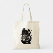 Cosmic Cat in Space Helmet - Tote トートバッグ (裏面)
