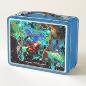 Cosmic Cat Lambda Metal Lunchbox メタルランチボックス (裏面)